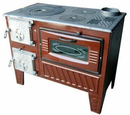 Отопительно-варочная печь МастерПечь ПВ-03 с духовым шкафом, 7.5 кВт в Нижнем Тагиле