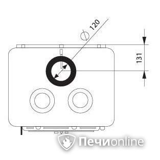 Отопительно-варочная печь Ferguss Magma cook side door в Нижнем Тагиле